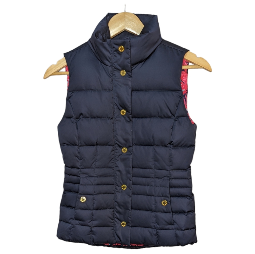 Lilly Pulitzer Navy Blue Vest Size XXS